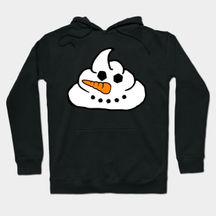 snowman poo emoji ugly Christmas sweater design Hoodie